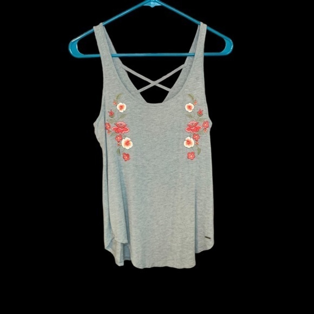 Hollister Must Have Collection Women’s Small Embroidered Tank Top